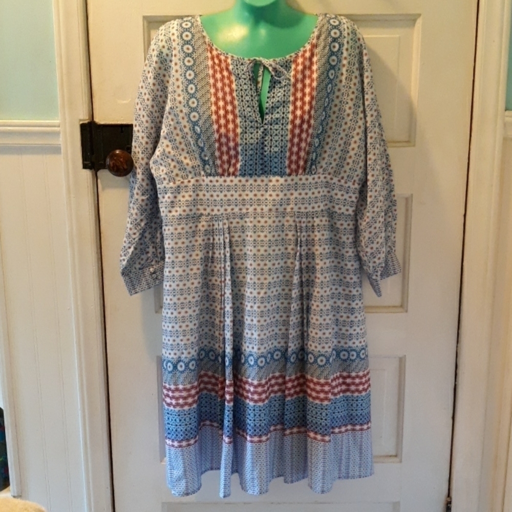 Suzanne Betro boho hippy dress nwt XL $114